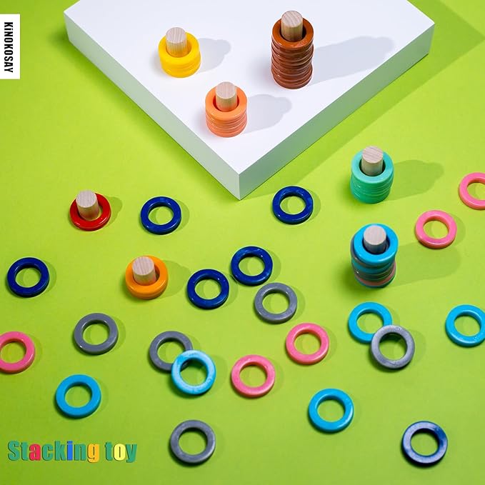 Wooden Alphabet Puzzle All in One Letters Shape Number Matching Board Montessori Educational Early Learning Toy for Preschool Kids