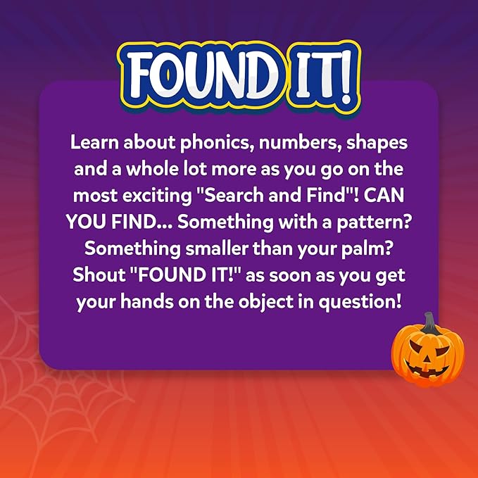 Skillmatics Card Game - Found It Halloween Scavenger Hunt, Educational Learning Toys, Perfect for Indoor or Outdoor Play, Classrooms, Party Games, Gifts for Kids and Families, for Ages 4, 5, 6, 7