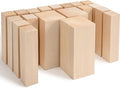 BeaverCraft Basswood Carving Blocks Whittling Wood BW19 - Unfinished Wood Blocks Set, Soft Basswood for Carving Wooden Block for Crafts & Whittling
