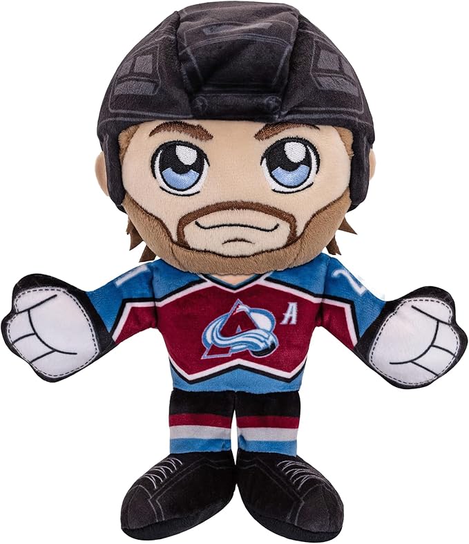 Bleacher Creatures Colorado Avalanche Peter Forsberg 8" NHL Kuricha Sitting Plush - Soft Chibi Inspired NHL Superstar