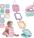 Montessori Toys for 1 Year Old Girls Gifts, Toddler Busy Board, Baby Learning Travel Sensory Toys for Toddlers 1-3, 1st Birthday Gifts, Easter Basket & Stocking Stuffer, Macarons