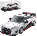Super Sports Car Building Block Set with Display Case, Speed Race Cars Building Toys, Collectible Model Cars Kits Gift for Boys Girls Adults Technic Car Lovers Kids 6+ (317PCS)