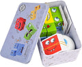 Large Wooden Face Expression Puzzle Building Cubes Manipulatives Face Changing Magic Cube Puzzles Matching Game with Bell Logical Thinking Training Brain Educational Montessori STEM Toys