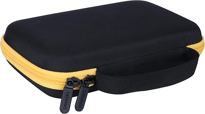 Storage Case Compatible with GiiKER Super Slide Puzzle Original 500+ Challenges Brain Teaser Puzzle (Black + Yellow Case)
