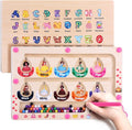 Princess Mini Magnetic Color and Number Maze Montessori Toy for Ages 3 4 5, Toddler Busy Board, Educational Preschool Learning Activities, Ideal Christmas & Birthday Gift for Girls and Kids