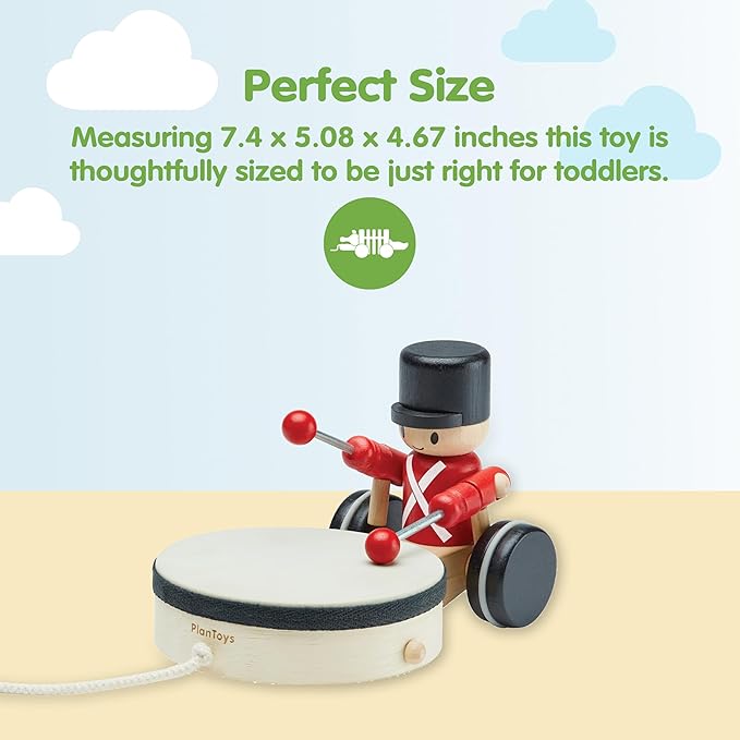 PlanToys Pull Along Drummer (5276)