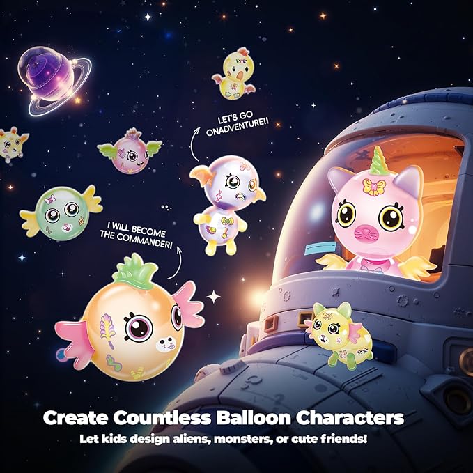 DIY Space Magic Balloon Craft Accessories Set