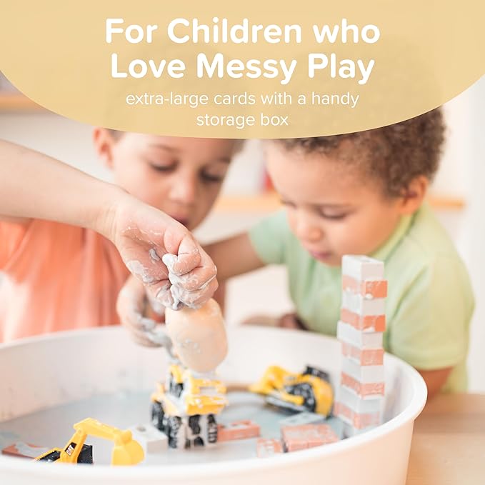 Inspire My PLAY - 30 x Sensory Play Activity Cards - Inspiration for Creative Play Activities - Sensory Cards for Toddler Learning