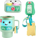 Fisher-Price Baby Toys Laugh & Learn Ready to Go Gift Set, 3 Electronic Learning Activities for Toddler Pretend Play Kids Ages 6+ Months (Amazon Exclusive)