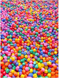 Colored Chickpeas for Sensory Play and Sensory Bins - Many Different Seasonal Colors (2 Cups, Rainbow)