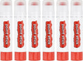 PATIKIL Tempera Paint Sticks, 6 Pcs Solid Tempera Paints Sticks Washable Bulk Markers Pen Quick Drying for Artists Beginners Art Supplies, Orange Red