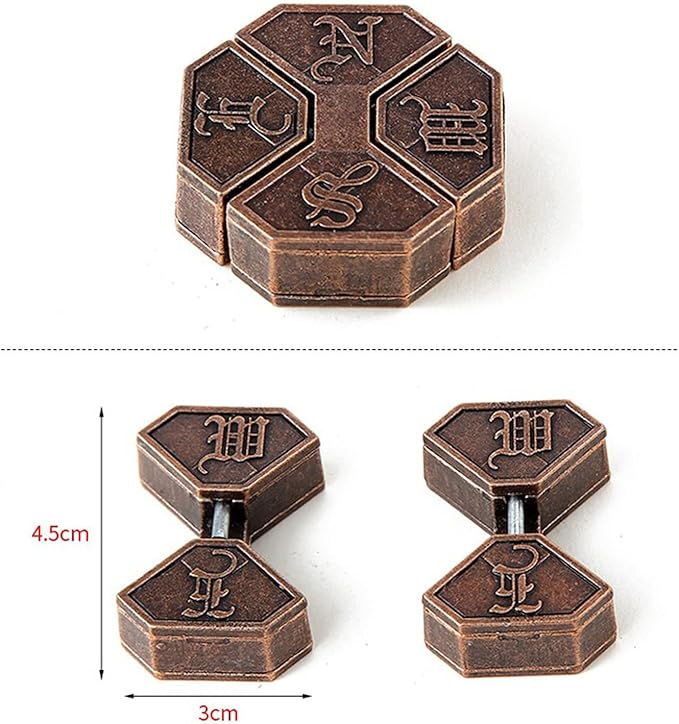 RoseFlower 15 pcs IQ Test Puzzle Metal Wire Puzzles Mind Game Educational Toys High Difficulty Brain Teaser Puzzle Toy for Kids and Adults - Explore Creativity and Problem Solving. Gift Desk Puzzles