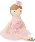 Bearington Collection Plush Ballerina Doll Soft Ballet Stuffed Animals - Dance Recital Gifts for Girls - Julia 16.5"