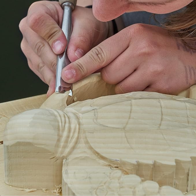 Unfinished Basswood Carving Blocks Kit, Rectangular Wooden Blocks 12 Pack for DIY Carving and Crafting for Adults Beginner and Experts(5 x 1.5 x 1.5 inch, 4 x 1 x 1 inch, 6 x 1 x 1 inch)