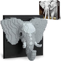 Elephant Micro Mini Building Block Sets for Adults, No Compatible with Lego, 3D Animals Wall Art Kits for Home Wall Decor & Table Display, Creative Toy Gifts for Kids Teens Boys Girls (1625 PCS)