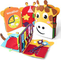 Busy Book for Toddlers 1-3, Montessori Sensory Toys for Kids Age 1-3, Preschool Learning Activities Fine Moto Skills and Early Developmental Education, Ideal for Educational Travel Toys.