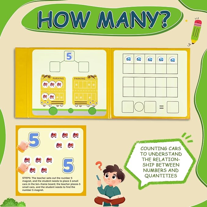 Magnetic Math Games for Addition & Subtraction Math Manipulatives Educational Toys Montessori Math for Kindergarten Learning Activities