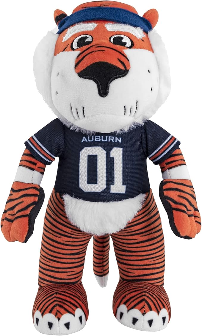 Bleacher Creatures Auburn Tigers Aubie 10" Mascot Plush Figures - A Mascot for Play or Display