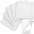 Classic Baseplates, Peel and Stick Base Plates for Building Bricks, Compatible with Major Brands, Self-Adhersive Base for Bricks 10" x 10", 6 Pack White