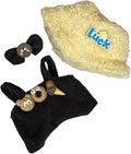 17cm/6.7in Clothes Set for Dolls - Cute Hat & Overalls Outfit, Soft Premium Fabric Dress Up Accessories Suit, Easy On/Off, NO Doll Included (Donut)