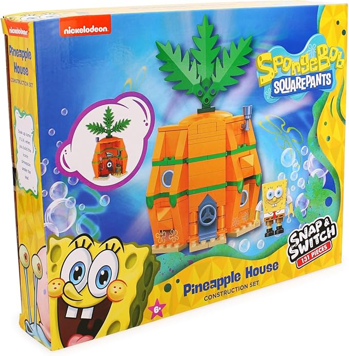 Snap & Switch - Spongebob Squarepants Pineapple House Construction Set
