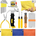 Mini Operation Tool Kit Bulk – Small Emergency Compact Tool Set for Beginners, DIY Projects, Home Maintenance, Office & Apartment Use – Perfect Men Christmas Gifts Tool Birthday Party Favors