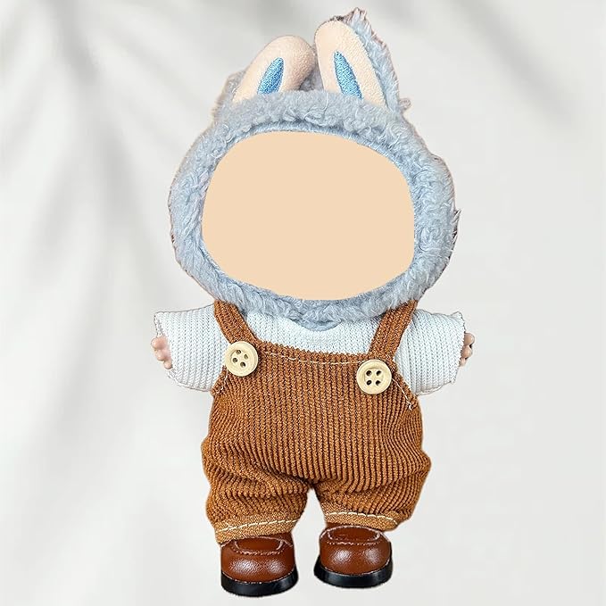 4 Pack—17cm Doll Clothes,Premium Doll Outfit with Accessories,Doll Princess Skirt,Cute Clothes Outfit for 17cm Dolls,End Dolls Fashion Clothing Set(No Dolls and Shoes) (Set 7)