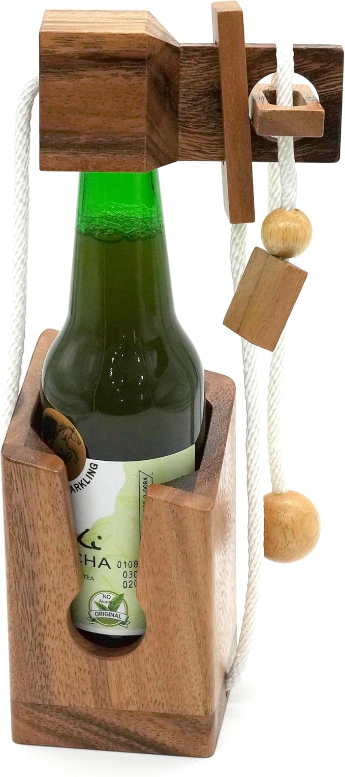 BSIRI Gifts Bottle Puzzles Games for Adults Party Brain Teaser Hard Puzzle Board Games for Adults Box Lover Funny Fit Bottle Game Gadgets 3D