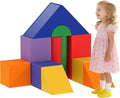 Soozier Foam Climbing Blocks for Toddlers, 11-Piece Baby Soft Foam Play Set, Climb and Crawl Activity Playset Building Blocks for Aged 1-3 Years Old Boys & Girls, Assorted