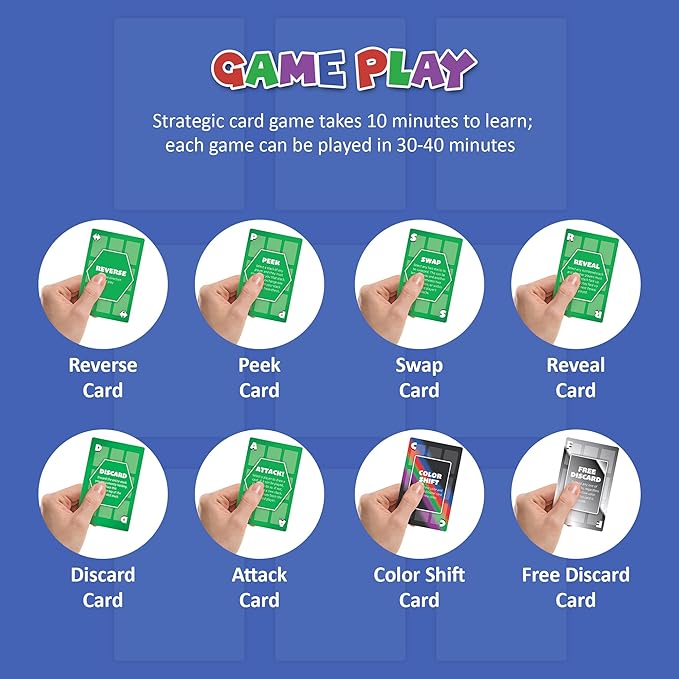 Card Game Expansion Pack – Family-Friendly Card Game – Fun for Kids, Teens & Adults – Expands Game Play to 6 Players – for Game Night, Family Night, Parties (Expansion Pack)…