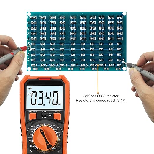 Yidab Soldering Practice Kit DIY Blue PCB IC SOP8 SMD SMT Electronics Projects Soldering Kit Simple Welding Skills Learn Soldering Kit For Beginners (02SOP85)