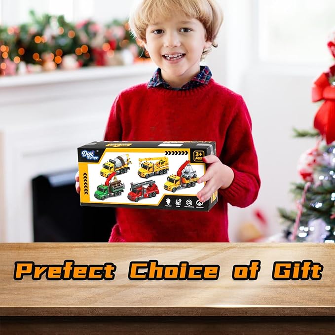 Toddler Trucks Toys,Big Cement Mixer Toy Truck with Lights and Sounds,Truck Vehicle Boy Toy for 3 4 5 6 Year Old,Christmas Birthday Gifts for Boys & Girls