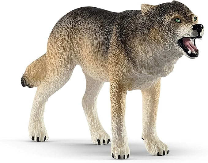 Schleich Wild Life, Realistic North American and Woodland Animal Toys for Kids, Animal Set with Moose, Grizzly Bear, Fox, Wolf and Alligator Toys, Ages 3+