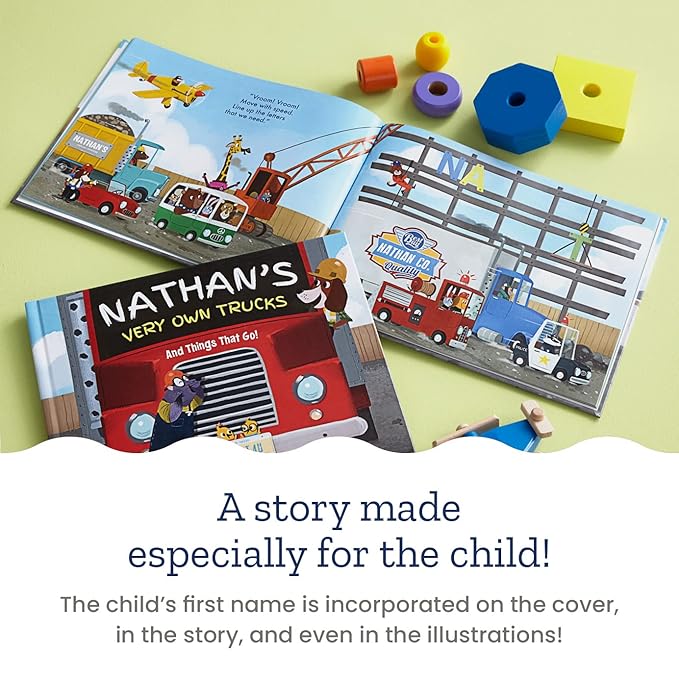 I See Me! My Very Own Trucks - Personalized Story for Kids | Hardcover | 11" x 9"
