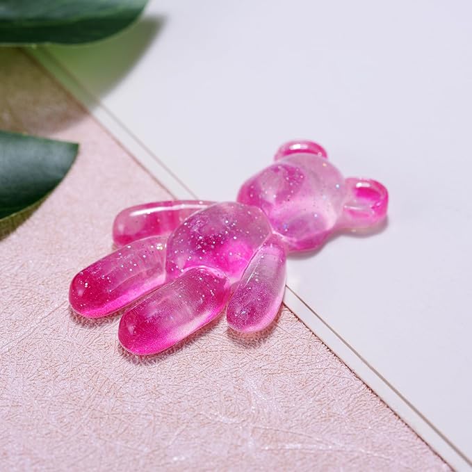 Pocket Bear Hug, Anxiety Relief Gifts for Men Women, Mental Health Positivity Gift, Autism Fidget Gifts, Stress Relief Gift for Her, Back to School Reminder of Comfort, Galaxy Pink