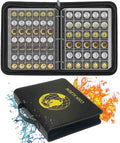 576 Pockets Coin Collection Album Book Holder for Collectors, 2 Size Coin Collecting Pages Fireproof Coin Collecting Album for 17/20/23/25/27/30mm Coins