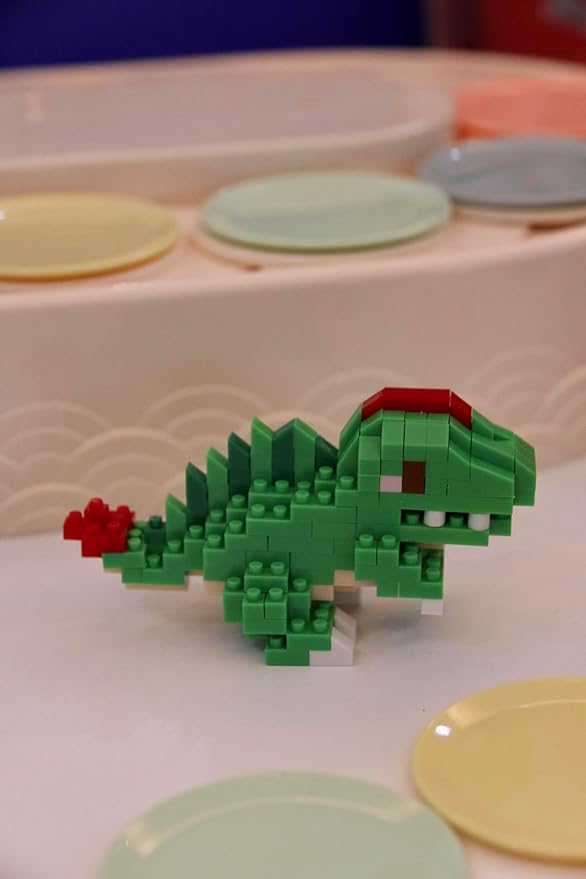 Spinosaurus Cute Dinosaur Animals Creature Building Toy Blocks Ancient Creatures Life Mini Bricks Micro Building Toys