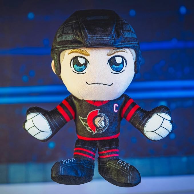 Bleacher Creatures Ottawa Senators Brady Tkachuk 8" NHL Kuricha Sitting Plush - Soft Chibi Inspired NHL Superstar