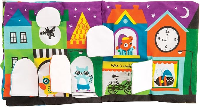Melissa & Doug Soft Activity Baby Book - The Wonderful World of Peekaboo! Lift The Flap Busy Book for Toddlers, Sensory Toys for Babies and Toddlers