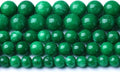 90PCS 8MM Natural Stone Green Cloudy Jade Spacer Loose Beads for Jewelry Making DIY Bracelet Necklace