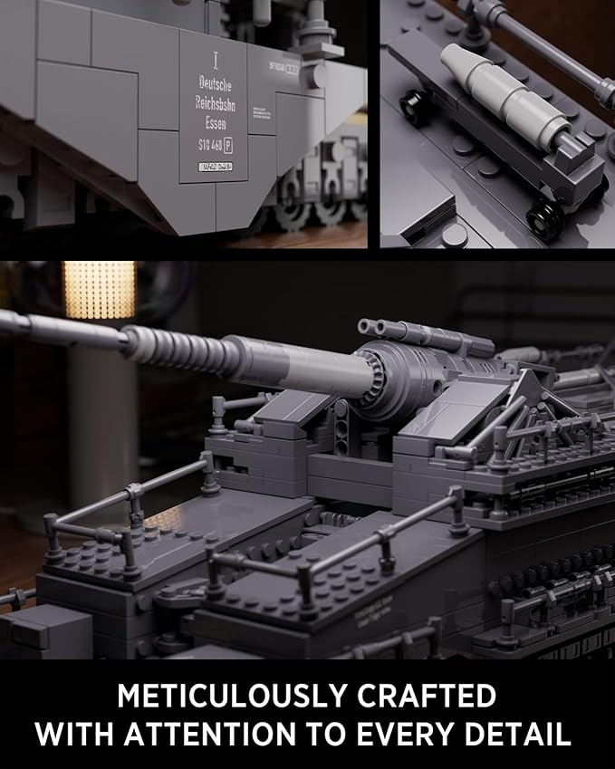 Nifeliz Dora, WW2 Classic Building Set, Collectible Military Model to Build and Display, Adult Gift Ideal for Military Enthusiasts (2,355 PCS, NF10240)