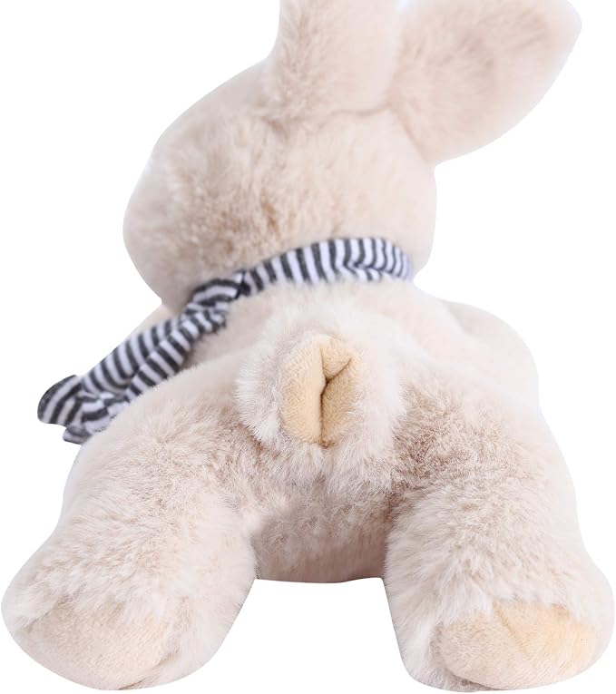 DILLY DUDU Beige Bunny Rabbit Stuffed Animal Plush Toy Best Gifts 6-Inch