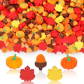 JUNEBRUSHS Fall Mini Cute Thanksgiving Mini Eraser Bulk Set of 150 Pcs, Maple Leaf Novelty Pencil Eraser Pack for Kids, Homework Rewards, Party Favors