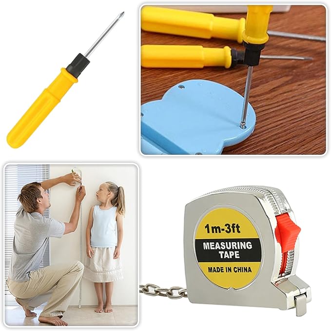 Mini Operation Tool Kit Bulk for Child Shoebox Christmas Gift Small Emergency Compact Tool Set for Beginner, Apartment, Office,DIY Projects, Home Maintenance (102)