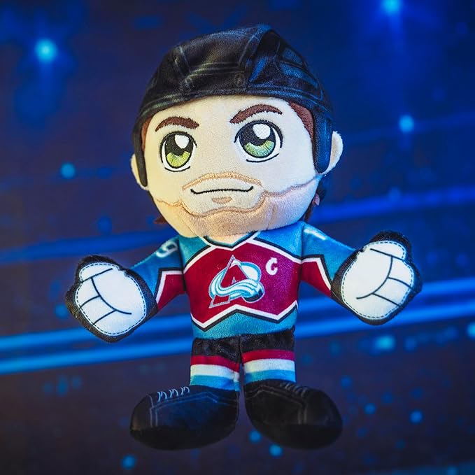 Bleacher Creatures Colorado Avalanche Joe Sakic 8" NHL Kuricha Sitting Plush - Soft Chibi Inspired NHL Superstar