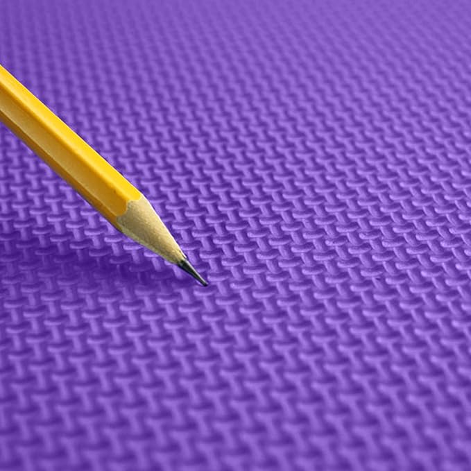 FlooringInc's 1/2" Soft Non-Toxic Baby Play Mat, Toddler Playmat, Colorful Puzzle PlayMat, Floor Mats for Kids & Babies, EVA Foam Interlocking Tiles for Nursery & Playroom | Purple, 20 Tiles, 80 Sq/Ft