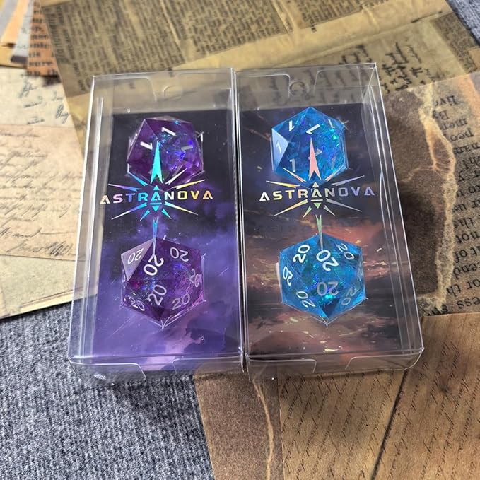 Roll of Fate D20 Dice Set – All Natural 20 or All Natural 1 – Designed for D&D Players Seeking Epic Victories or Failures
