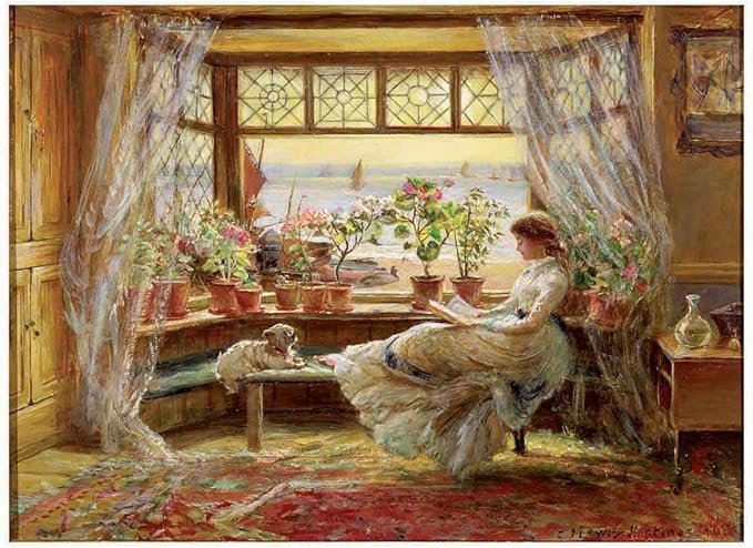 Anatolian Puzzle - Reading by The Window, 1000 Piece Puzzle, #1175