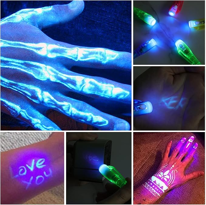20 Pieces Invisible Ink Pen with UV Light Spy Pen Magic Marker for Kids Party Favors Ideas Gifts Easter Day Halloween