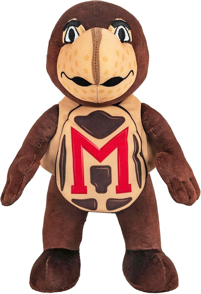 Bleacher Creatures Maryland Terrapins Testudo 10" Mascot Plush Figure - A Mascot for Play or Display